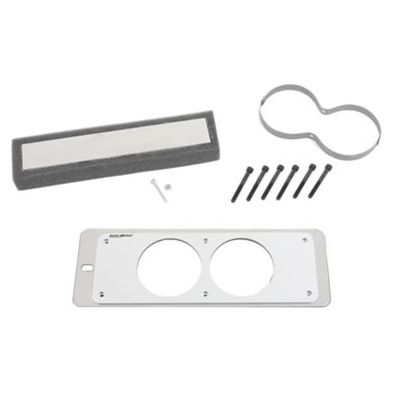 Autometer Mounting Solutions Gauge Mount Gauge Cage Dual 2 - 5/8in Silver 87 - 93 Ford Mustang - My Store