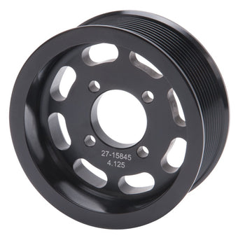 compare product Edelbrock Pulley Supercharger Enforcer 10 Rib 4 125In Black