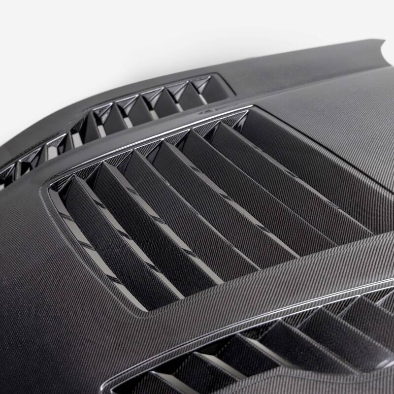 Anderson Composites 2024 Ford Mustang Type - GT4 Double - Sided Carbon Fiber Hood - My Store