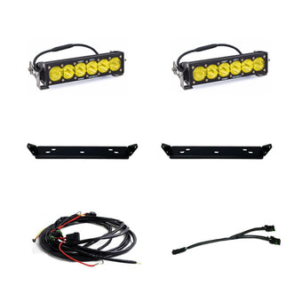 compare product Baja Designs 2021+ Ford Raptor OnX6 Behind Grill Kit -10in. Amber D/C