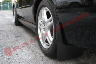 compare product Rally Armor 02-07 Subaru WRX/STI/RS/2.5i (Wagons Req. Mod.) Basic Black Mud Flap w/Black Logo