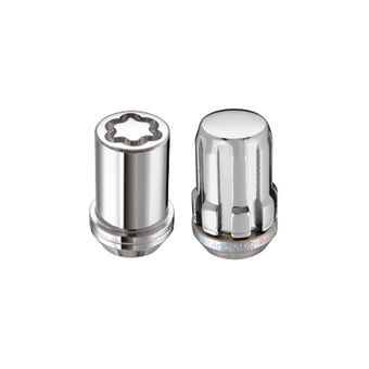 compare product McGard SplineDrive Tuner 5 Lug Install Kit w/Locks & Tool (Cone) M12X1.25 / 13/16 Hex - Chrome