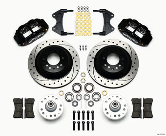 compare product Wilwood Narrow Superlite 6R Front Hub & 1PC Rtr Kit 12.88in Drilled WWE ProSpindle