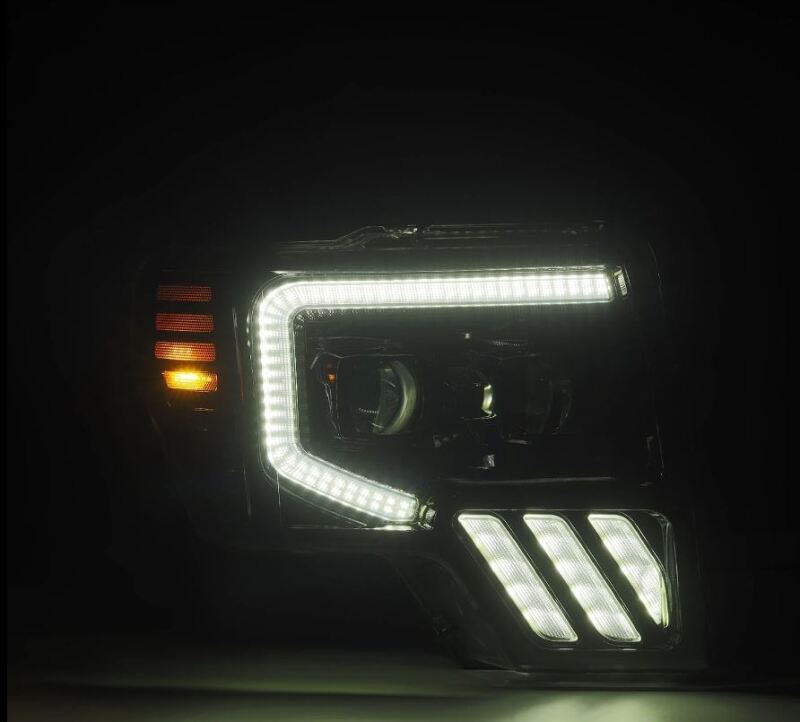 AlphaRex 09 - 14 Ford F - 150 PRO - Series Projector Headlights Black w/Activation Light Seq Signal SB DRL - My Store
