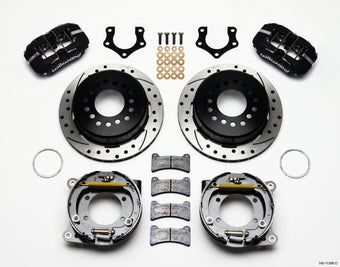compare product Wilwood Dynapro Low-Profile 11.00in P-Brake Kit Drilled Mopar/Dana 2.50in Off w/Snap Ring Bearing