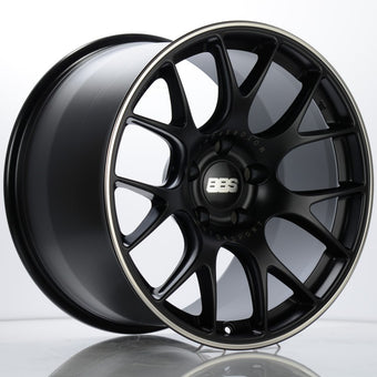 compare product BBS CH-R 19x12 5x130 ET45 CB71.6 Satin Black Polished Rim Protector Wheel w/ Motorsport Etching