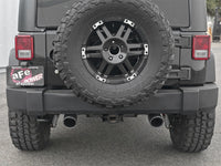 aFe Rebel Series 2.5in 409 SS Axle - Back Exhaust w/ Black Tips 2007+ Jeep Wrangler (JK) V6 3.6L/3.8L - My Store
