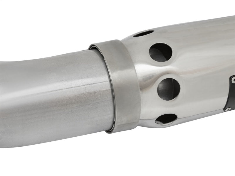 aFe LARGE Bore HD Exhausts 4in DPF - Back SS - 409 2016 Nissan Titan XD V8 - 5.0L CC/SB (td) - My Store