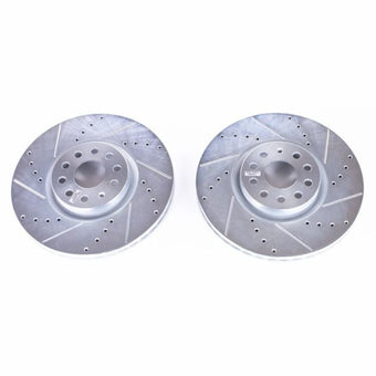 compare product Power Stop 2018 Volkswagen Atlas Front Evolution Drilled & Slotted Rotors - Pair