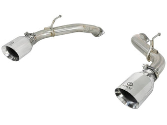 compare product aFe Takeda 2.5in 304 SS Axle-Back Exhaust w/ Polished Tips 16-18 Infiniti Q50 V6-3.0L (tt)