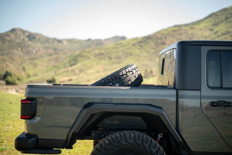 DV8 Offroad 2020+ Jeep Gladiator JT Adjustable In - Bed Tire Carrier - My Store