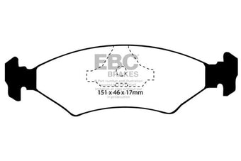 compare product EBC 81-85 Ferrari Mondial 2.9 QV Greenstuff Rear Brake Pads