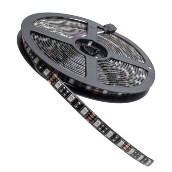 compare product Oracle Exterior Black Flex LED 12in Strip - Blue