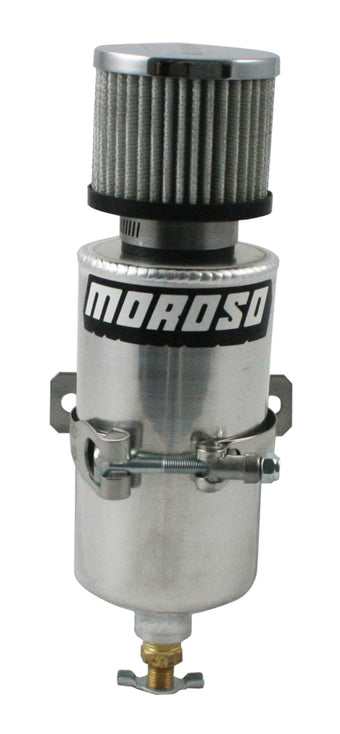 compare product Moroso Breather Tank/Catch Can - 3/8in NPT Female Fitting - Aluminum