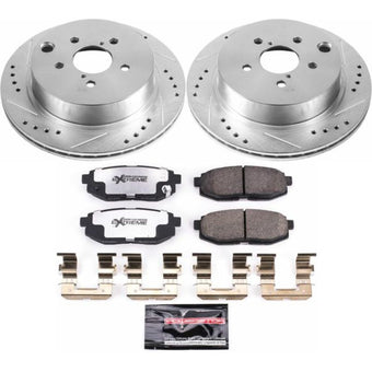 compare product Power Stop 14-18 Subaru Forester Rear Z26 Street Warrior Brake Kit