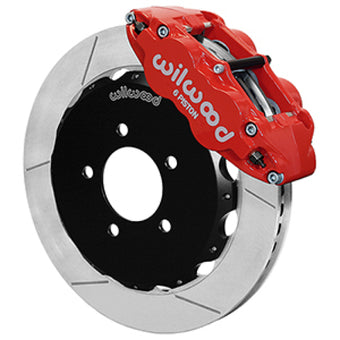 compare product Wilwood 13-24 Honda Civic OEM 57mm Forged Narrow Superlite 6R Big Brake Front Brake Kit - Red