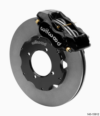 compare product Wilwood Dynalite Front Big Brake Kit 11.00in ULHP-30 Vane Plain Face Rotors - Black