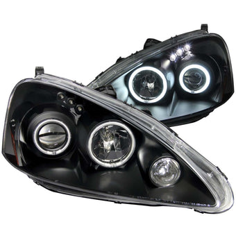 compare product ANZO 2005-2006 Acura RSX Projector Headlights w/ Halo Black