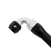 Mishimoto 3Ft Stainless Steel Braided Hose w/ - 10AN Straight/90 Fittings - Black - My Store