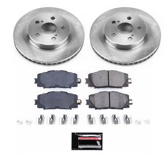 compare product Power Stop 17-19 Toyota Prius Prime Front Semi-Coated Rotor Kit
