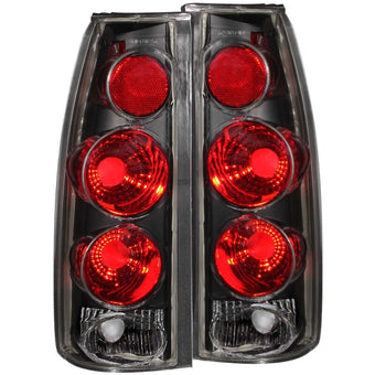 compare product ANZO 1999-2000 Cadillac Escalade Taillights Black 3D Style