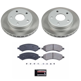 compare product Power Stop 2011 Ram Dakota Front Semi-Coated Rotor Kit