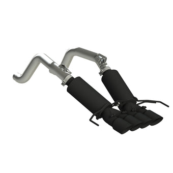 compare product MBRP 14-19 Chevy Corvette V8 6.2L 3in Black Dual Cat Back w/ 4in Quad Dual Wall Tips