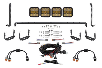 compare product Diode Dynamics 14-23 Toyota 4Runner SS5 Stealth Grille LED 4-Pod Kit - Sport Yellow Combo