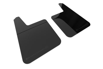 compare product Rally Armor Universal Black UR Plus Mud Flap  w/ Metallic Black Logo - Pair