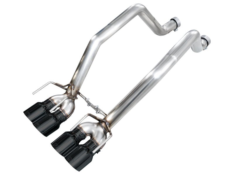 AWE Tuning C6 Chevrolet Corvette Z06/ZR1 Track Edition Axle - Back Exhaust w/ Diamond Black Tips - My Store