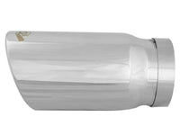 aFe Universal Bolt On Exhaust Tip Polished 5in Inlet x 6in Outlet x 12in Long - My Store