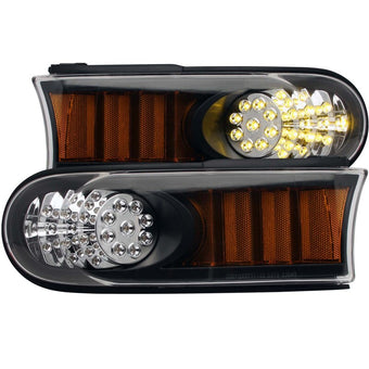 compare product ANZO 2007-2013 Toyota Fj Cruiser LED Parking Lights Black w/ Amber Reflector