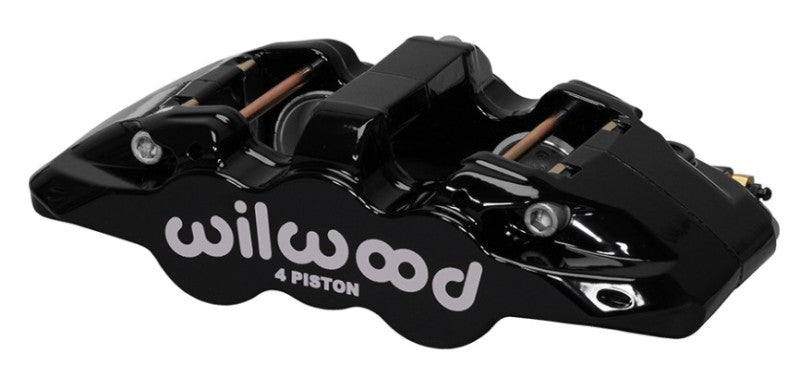 Wilwood Caliper - Aero4 - R/H - Black 1.88/1.62in Pistons 1.25in Disc - My Store