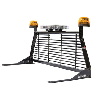 compare product Westin 1999-2018 Chevrolet/Ford/GMC/Toyota Silverado/Sierra 1500/2500/3500 HD Headache Rack - Black