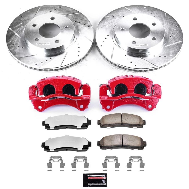 Power Stop 05 - 06 Chevrolet Equinox Front Z36 Truck & Tow Brake Kit w/Calipers - My Store
