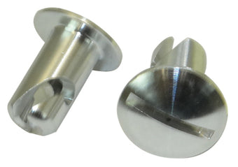 compare product Moroso Quick Fastener - Oval Head - 5/16in x .400in - Aluminum - 10 Pack