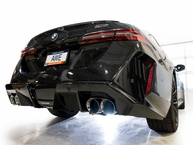 AWE Tuning BMW G90/G99 M5 Touring Edition Cat - Back Exhaust - Chrome Silver Tips - My Store