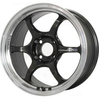 compare product Advan RG-D2 15X8.0 / +35 / 4x100 / Machining and Black Gunmetallic