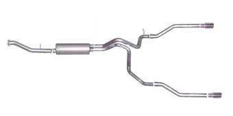 compare product Gibson 00-01 Chevrolet Suburban 1500 Base 5.3L 2.25in Cat-Back Dual Split Exhaust - Stainless