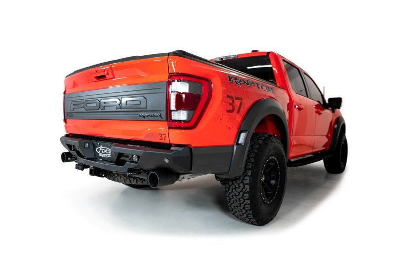 Addictive Desert Designs 2022+ Ford Raptor Stealth Fighter R Bumper w/ 2 Cube Lights - Hammer Black - My Store