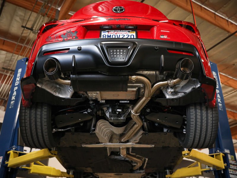 aFe POWER Takeda 2020 Toyota Supra L6 - 3.0L (t) 3in - 2.5in 304 SS CB Exhaust Polished Tips - My Store
