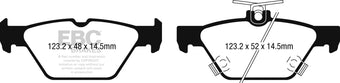 compare product EBC 15-17 Subaru Legacy / 15-17 Subaru Outback Yellowstuff Rear Brake Pads