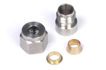 compare product Haltech 1/4in Stainless Steel Weld-On Kit w/Nut & Ferrule