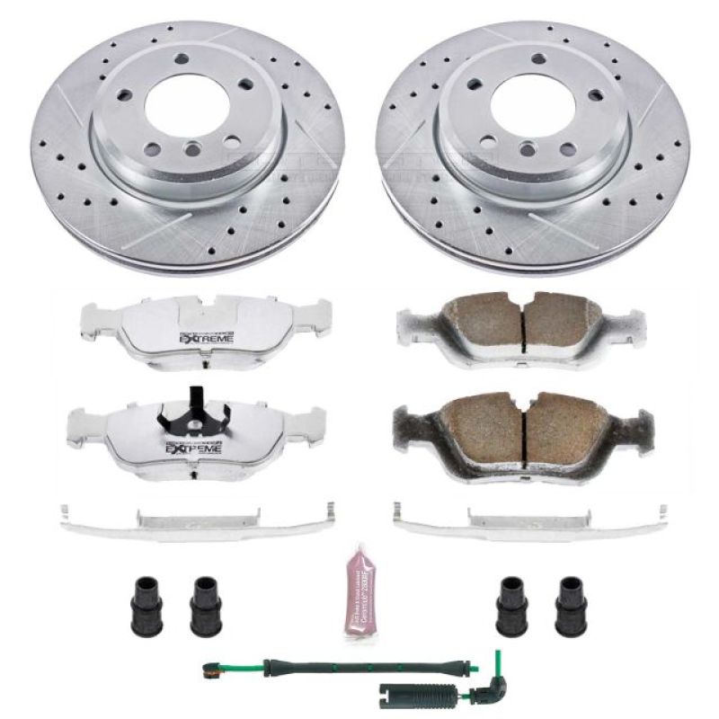 Power Stop 2000 BMW 323i Front Z26 Street Warrior Brake Kit - My Store