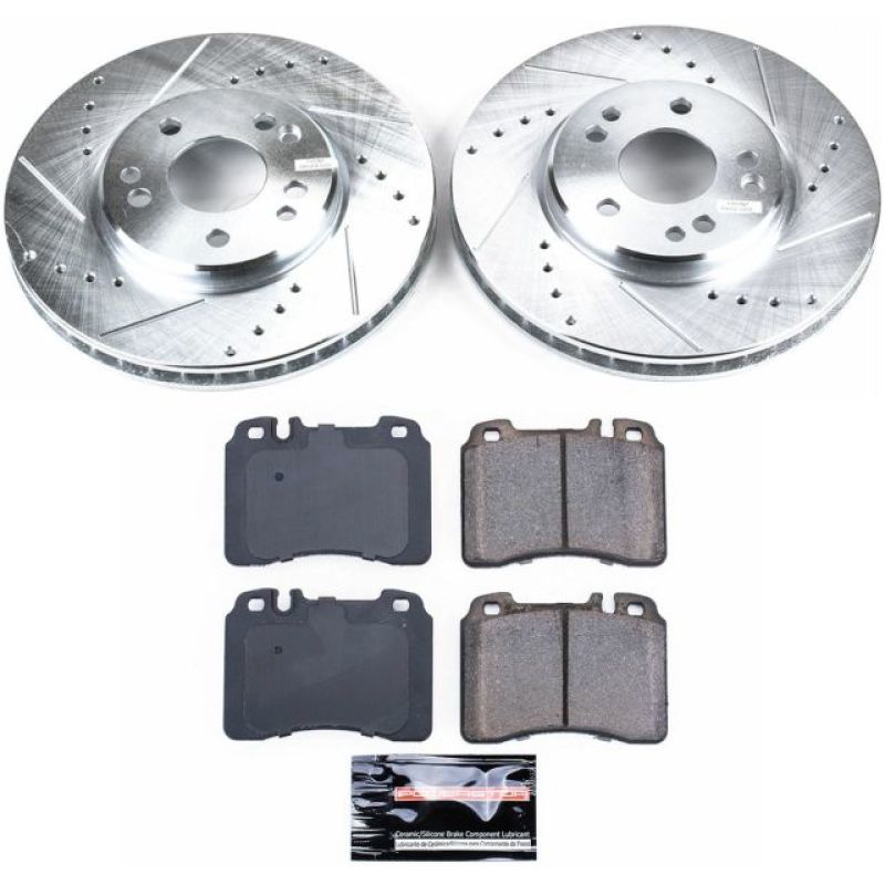 Power Stop 92 - 93 Mercedes - Benz 500E Front Z23 Evolution Sport Brake Kit - My Store