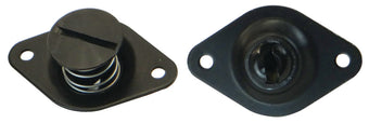 compare product Moroso Quick Fastener - Self Ejecting - 7/16in x .550in - Aluminum - Black - 10 Pack
