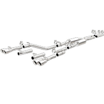 compare product MagnaFlow Cat-Back, SS, 2.5in, Quad Split Rear 3.5in Tip 2015 Dodge Challenger 3.6L V6