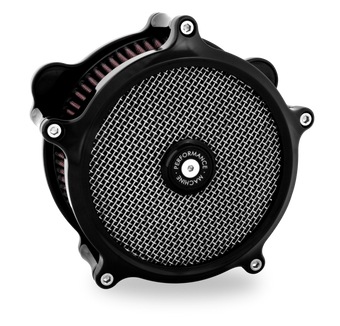 compare product Performance Machine 23-Up CVO, 2024 Touring Super Gas Air Cleaner - Black Ano