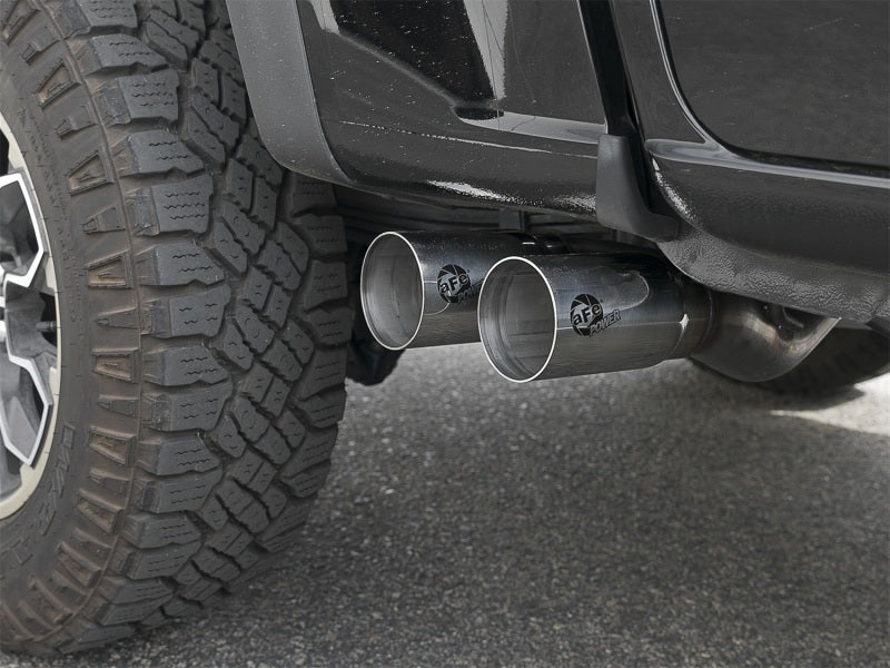 aFe Rebel Series CB 3in Middle Side Exit SS Exht w/Polish Tips 15 - 17 Chevy Colorado / GMC Canyon - My Store