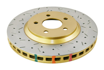 compare product DBA 05-10 Mustang GT/ 11+ V6 Front Drilled & Slotted 4000 Series Rotor